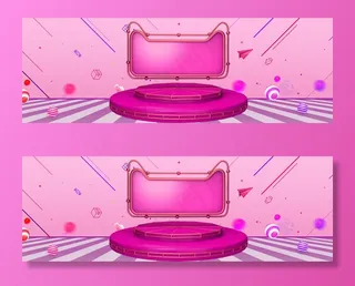 简约冬季女装上新活动促销banner