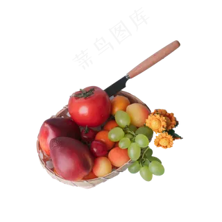 一竹篮美味水果