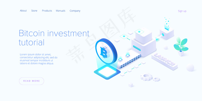 加密币采矿场。加密货币和区块链网络业务等距图eps,ai矢量模版下载