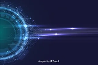 抽象技术粒子壁纸