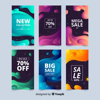 丰富多彩的抽象销售模板故事