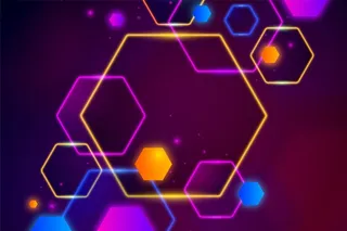 抽象霓虹灯背景