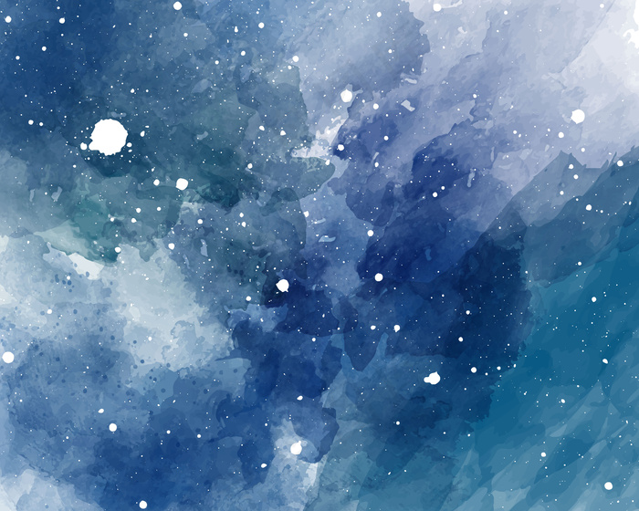 水彩空间背景星空水彩纹理eps,ai矢量模版下载