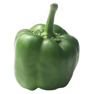 绿色甜椒蔬菜