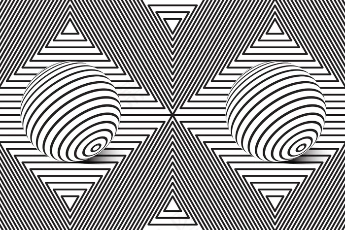 迷幻性视错觉背景eps,ai矢量模版下载