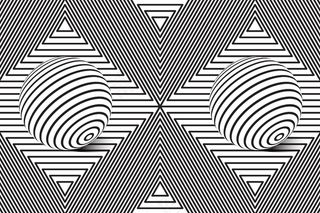 迷幻性视错觉背景