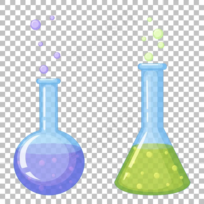 在透明的化学试管图标eps,ai矢量模版下载