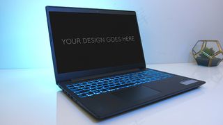 游戏笔记本电脑显示器模型样机