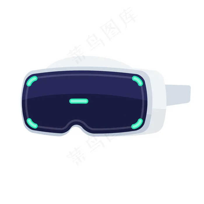 Vr护目镜。eps,ai矢量模版下载