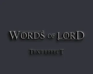 3D立体字特效随意替换文字