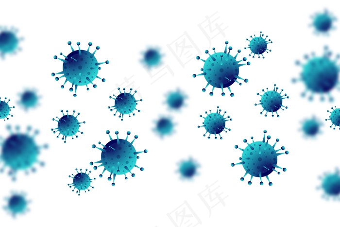病毒感染或细菌流感背景eps,ai矢量模版下载