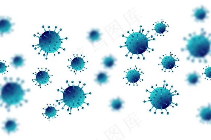 病毒感染或细菌流感背景eps,ai矢量模版下载