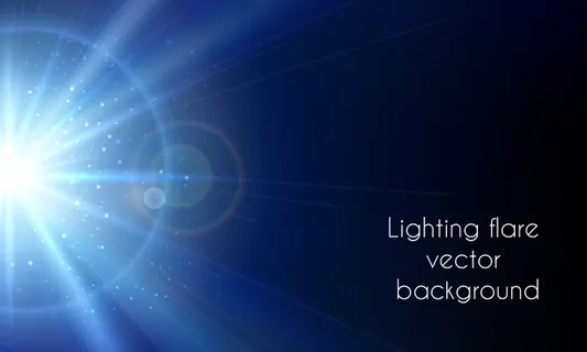 电星闪光。抽象照明光斑矢量背景。明亮的天空 电星闪光。抽象照明光斑矢量背景。明亮的天空