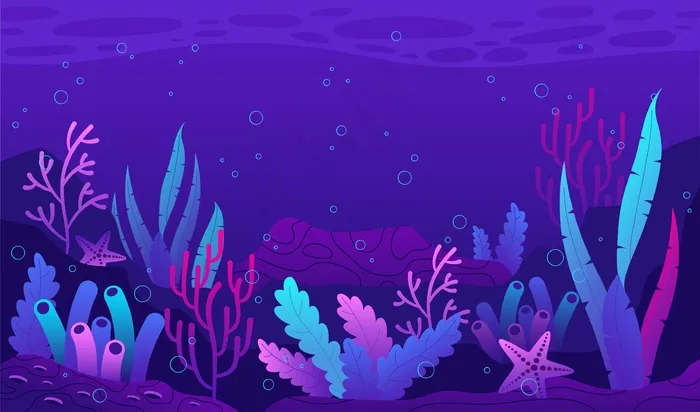 在海洋背景下eps,ai矢量模版下载