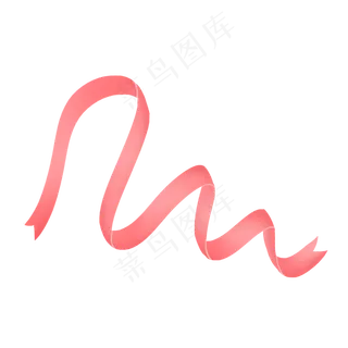 红色浪漫飘带丝带彩带