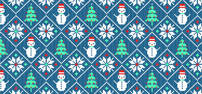圣诞针织纹理背景素材