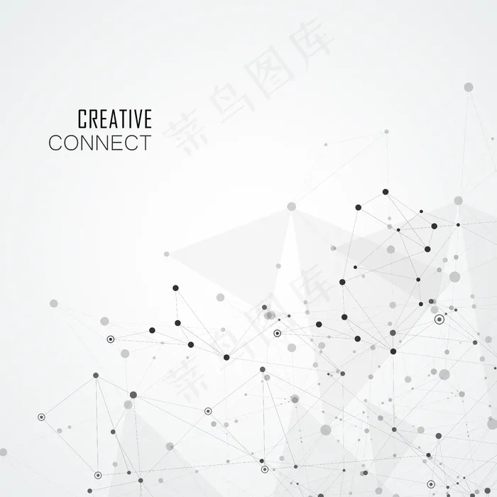 具有连接抽象形状的几何背景。现代背景eps,ai矢量模版下载
