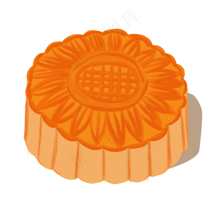 中秋节月饼手绘素材