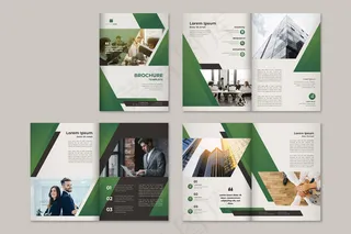 现代商务手册模板