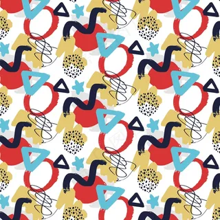 手绘抽象画图案