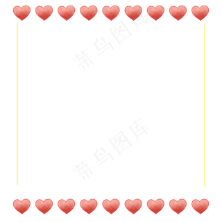 七夕情人节边框