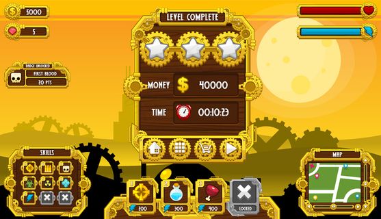 蒸汽朋克游戏界面