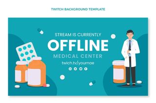 平面设计医疗抽搐背景