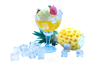 水果冰块杯子