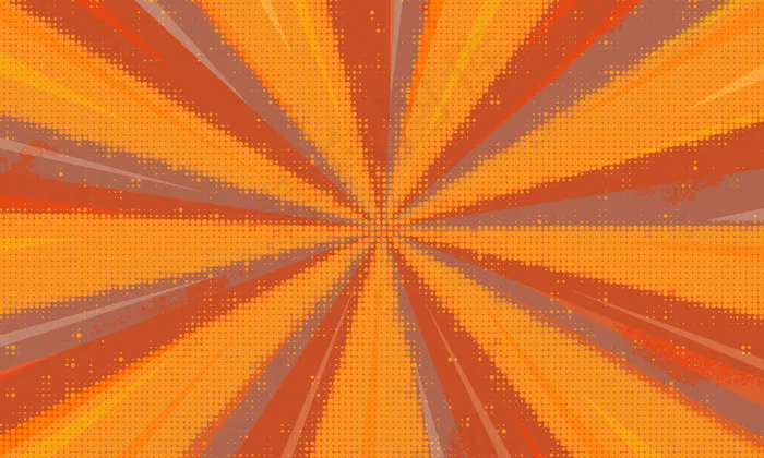 半色调和森伯斯特漫画变焦背景eps,ai矢量模版下载