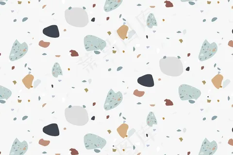 平面设计彩色水磨石图案