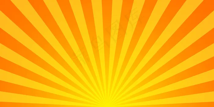 太阳爆发矢量背景。sunburst复古风格。黄色矢量射线。eps,ai矢量模版下载