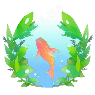 立秋二十四节气小鱼