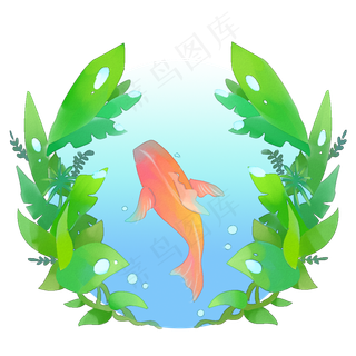 立秋二十四节气小鱼