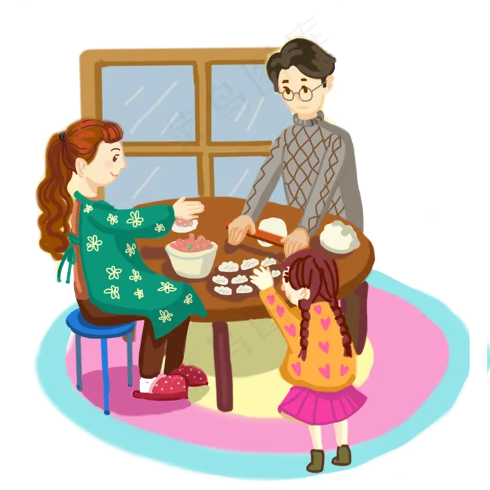 立冬饺子冬季(2000X2000(DPI:99))psd模版下载