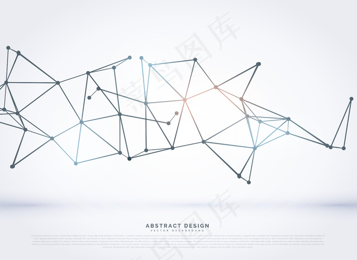 带有网格的抽象几何背景