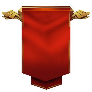 原画游戏红色旗帜