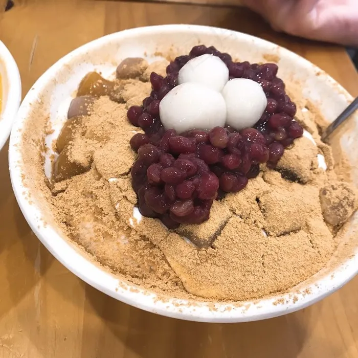 红豆芋圆冰