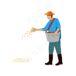 立秋秋季播种农民伯伯