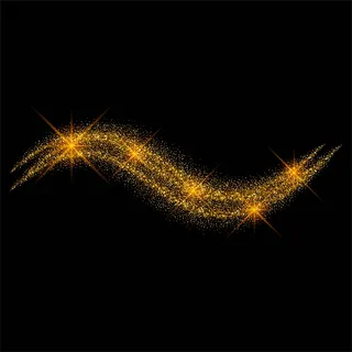 奢华背景闪亮金色粒子波 奢华背景闪亮金色粒子波