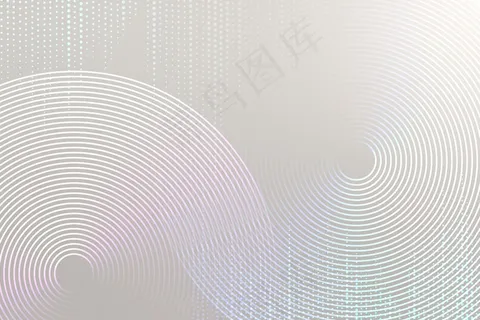 带圆圈的几何图案灰色技术背景