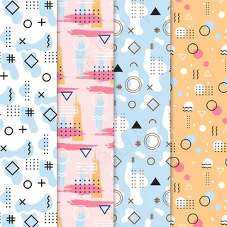 孟菲斯图案系列