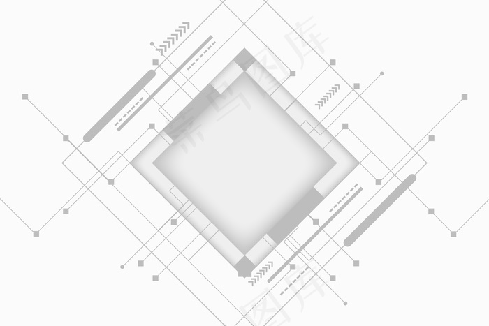 白色技术背景eps,ai矢量模版下载