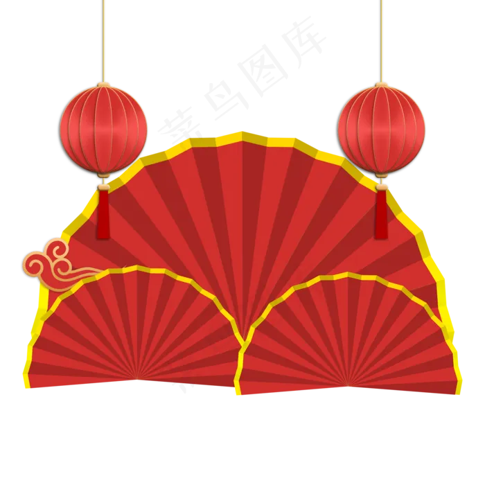 新年牛年立体装饰(2000X2000(DPI:300))psd模版下载