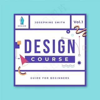 网格设计cd封面模板