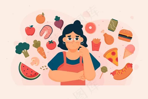 选择健康的还是不健康的食物