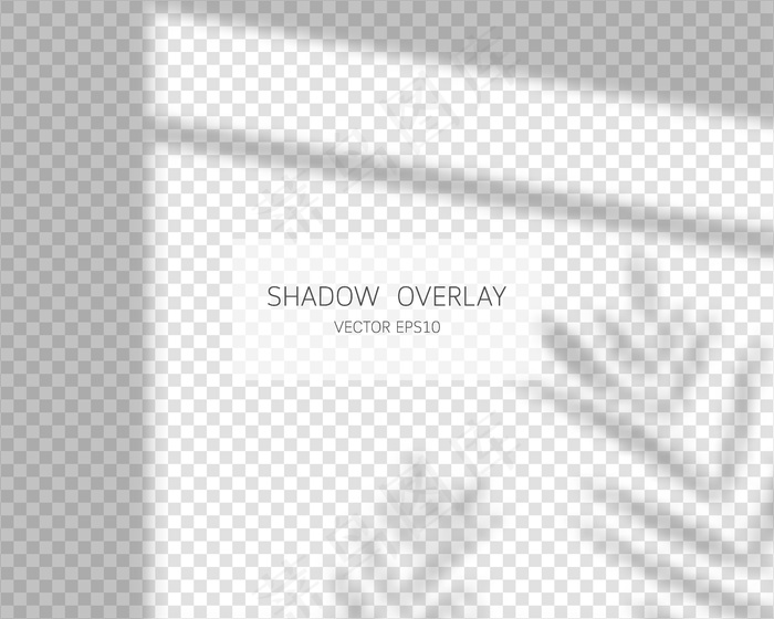阴影叠加效果。留下阴影。自然阴影从窗户孤立的插图。eps,ai矢量模版下载
