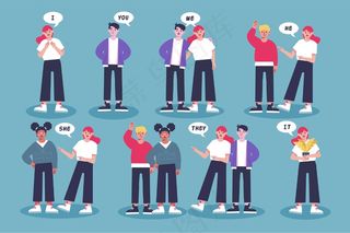 英语主语代词与人称