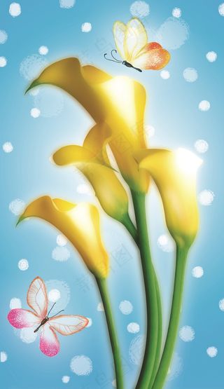 电视墙背景画效果图片