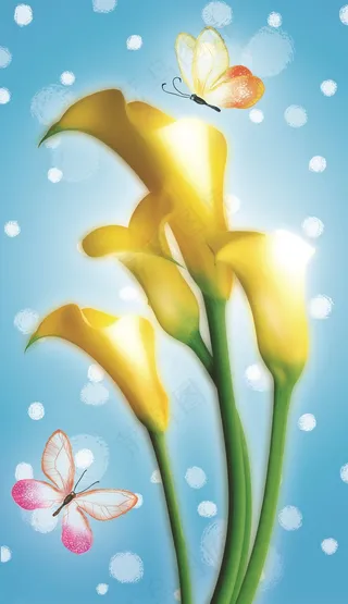 电视墙背景画效果图片