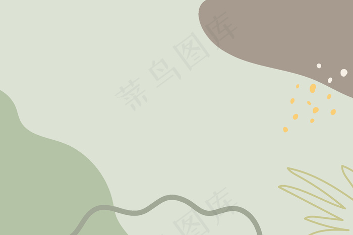 抽象的孟菲斯矢量可爱的绿色图案壁纸eps,ai矢量模版下载